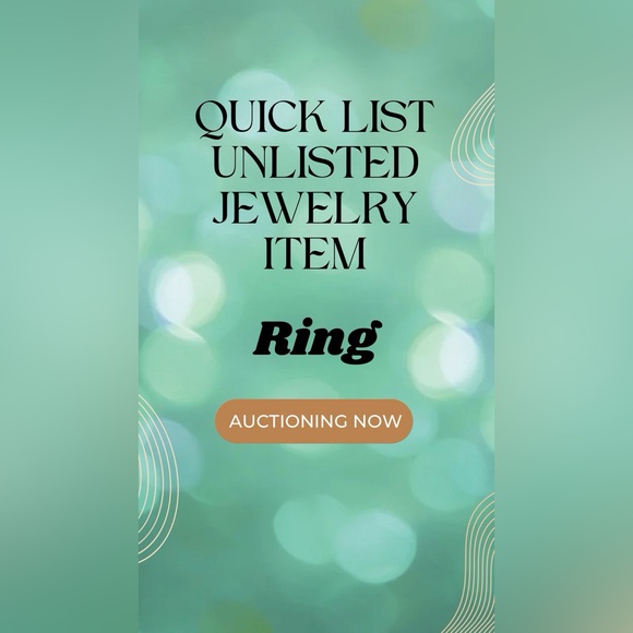 Live Auction Unlisted RING Template - Picture 1 of 1